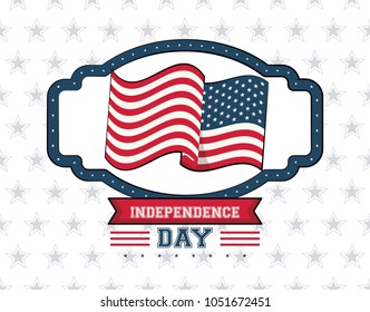 USA independence day card