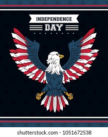 USA independence day card