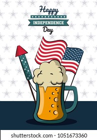 USA independence day card