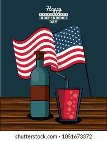 USA independence day card
