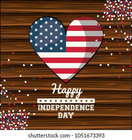 USA independence day card