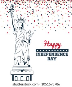 USA independence day card