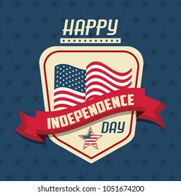 USA independence day card