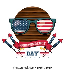 USA independence day card