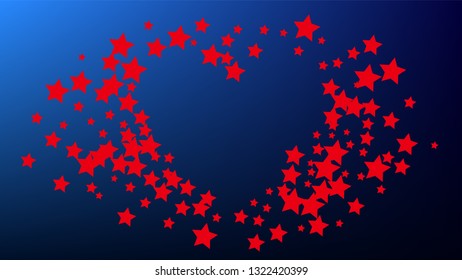 USA Independence Day. Colours of American Flag. . Invitation Background. Banner, Christmas and New Year card, Postcard, Packaging, Textile Print.
