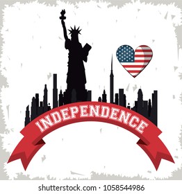 USA independence day design