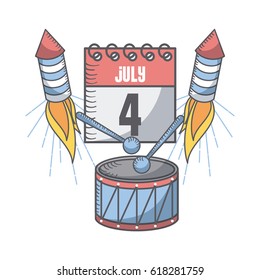 Usa independence day design