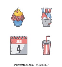 Usa independence day design