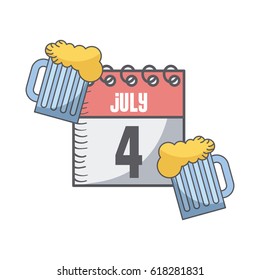 Usa independence day design
