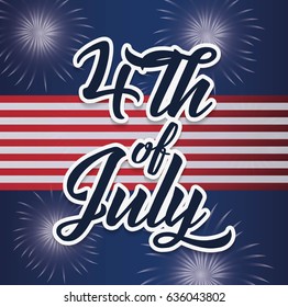 USA independence day design