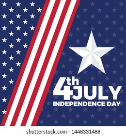 USA Independence day graphic design - Vector illustration