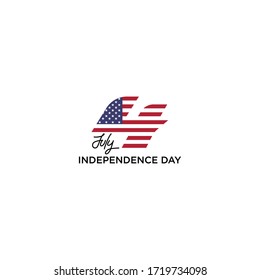 USA independence Day icon vector