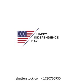 USA independence day icon vector