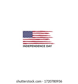 USA independence day icon vector