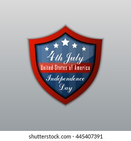 USA Independence day illustration. 4 th july. Happy independence day. 4th july banner. Independence Day patriotic Banner.