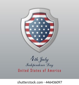 USA Independence day illustration. 4 th july. Happy independence day.