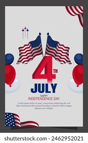 USA Independence Day, also known as the Fourth of July, commemorates the adoption of the Declaration of Independence on July 4, 1776.