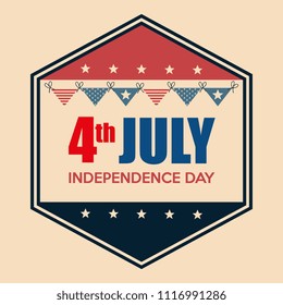 USA independence day poster