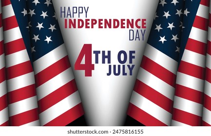 usa independence day poster illustration