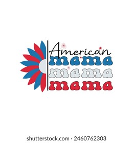 USA Independence day t-shirt, 4th of July America Vector Design