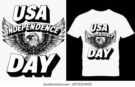 USA Independence day. USA independence day t-shirt design.