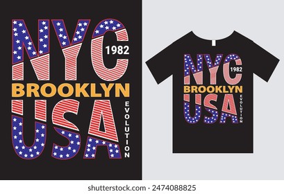 USA Independence Day T-Shirt Design Vector File ,Typography T-Shirt Design  