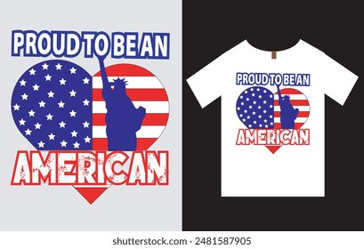 USA Independence Day T-Shirt Design, 4th Of July T-Shirt Design.