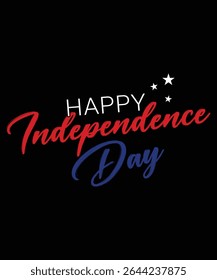 USA Independence Day T-Shirt Design – 4th of July American Flag Graphic