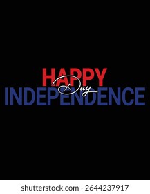 USA Independence Day T-Shirt Design – 4th of July American Flag Graphic