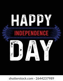 USA Independence Day T-Shirt Design – 4th of July American Flag Graphic