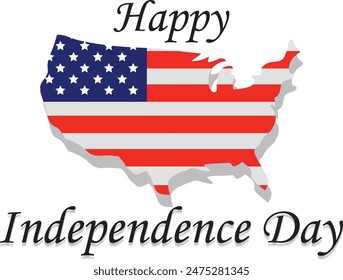 USA Independence Day Vector Art and T-Shirt Design