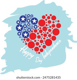 USA Independence Day Vector Art and T-Shirt Design