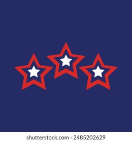 USA independence day vector element