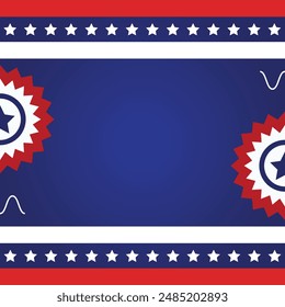 VEKTORGRAFIK Element Hintergrund des Unabhängigkeitstages der USA