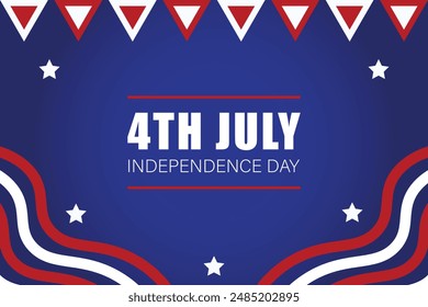 USA independence day vector element background