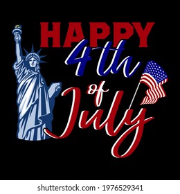 USA independence day  vector illustration format that are perfect for t-shirt, coffee mug, poster, cards, pillow cover, sticker, and Musk design.
