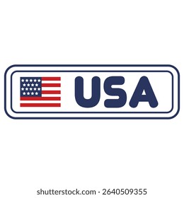 USA Independence day, Vector illustration.