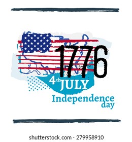 USA independence day vector illustration