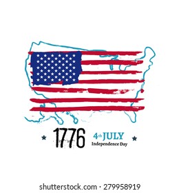 USA independence day vector illustration