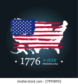 USA independence day vector illustration