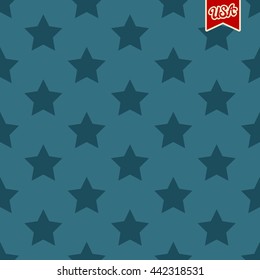 USA Independence Day vector seamless pattern with stars