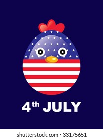 usa independent chicken greeting