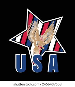 USA Independent Day T-shirt design