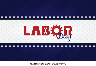 USA Labor Day background illustration. Vector EPS10.