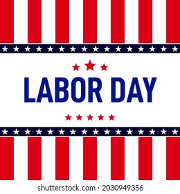 USA Labor Day background illustration. Vector EPS10.