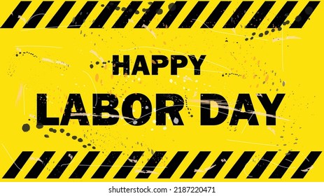 USA Labor Day greeting Vector illustration