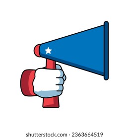 icono de mensaje del día laboral de usa aislado