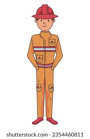 Icono de trabajador del día laboral de EE.UU. aislado