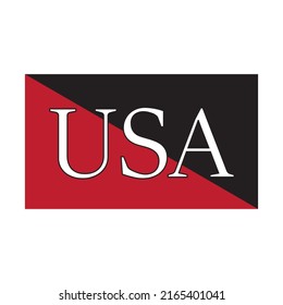 Usa Lettering Concept Usa Logo Stock Vector (royalty Free) 2165401041 