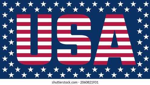 124,826 Usa lettering Images, Stock Photos & Vectors | Shutterstock